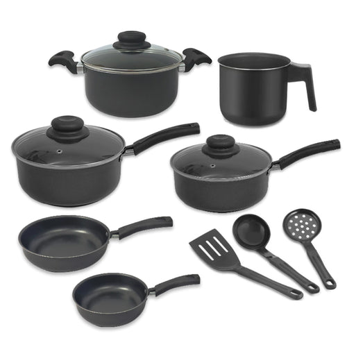 Jogo de Panelas Tampa de Vidro – Kit com 9 Peças