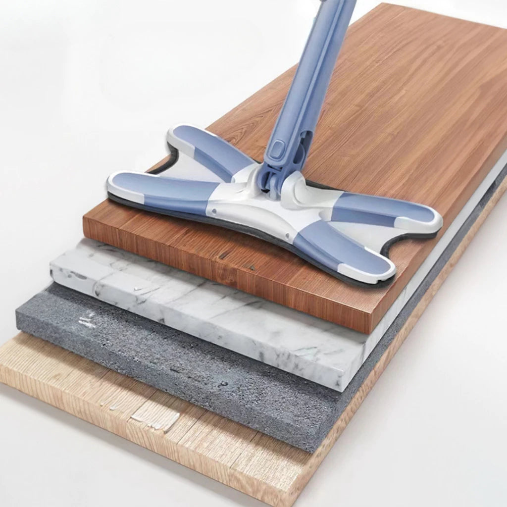 Esfregão Giratório Multiuso 2 Refis 130 comprimento Rodo Mágico Mop 360°