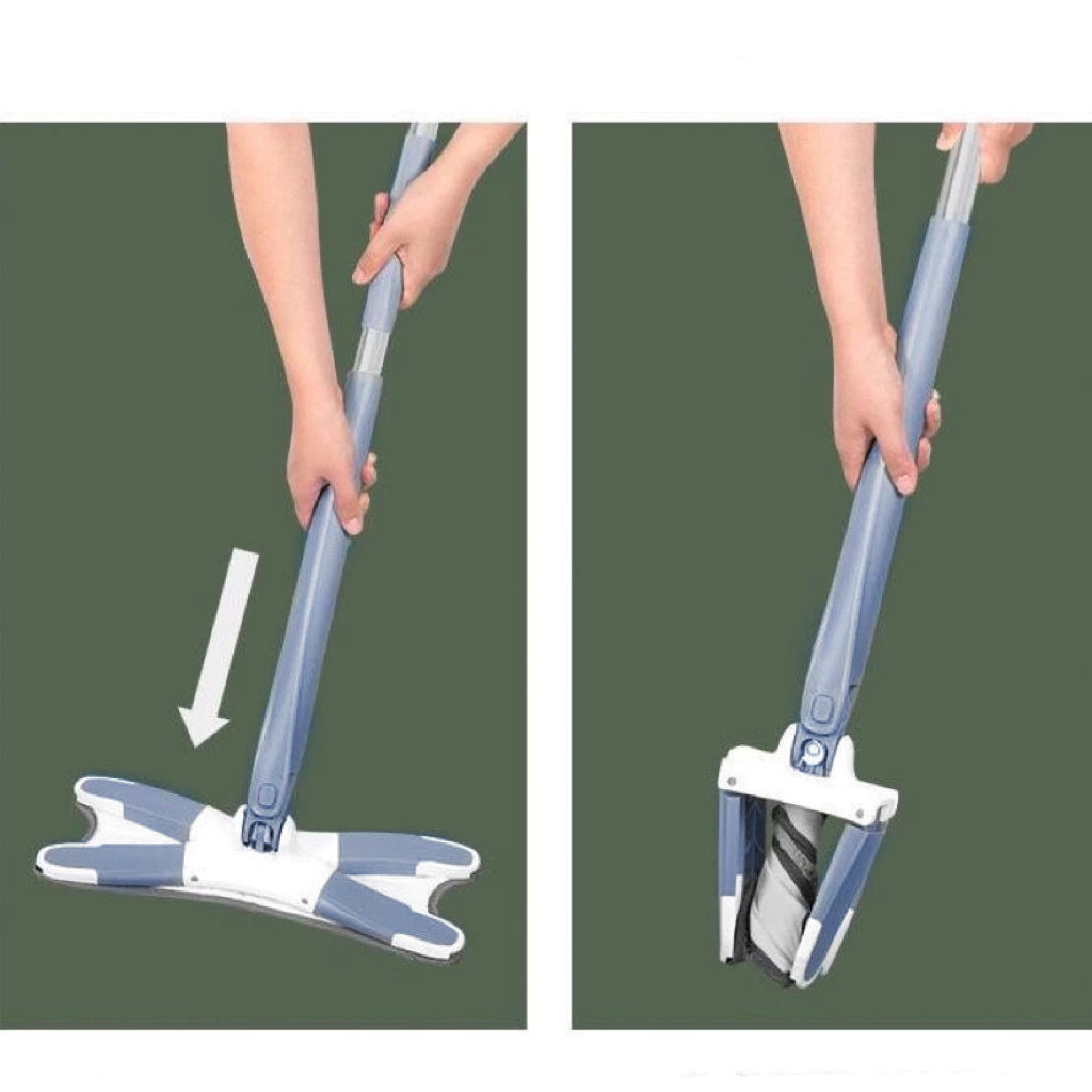 Esfregão Giratório Multiuso 2 Refis 130 comprimento Rodo Mágico Mop 360°