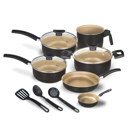 Jogo de Panelas Tampa de Vidro – Kit com 9 Peças