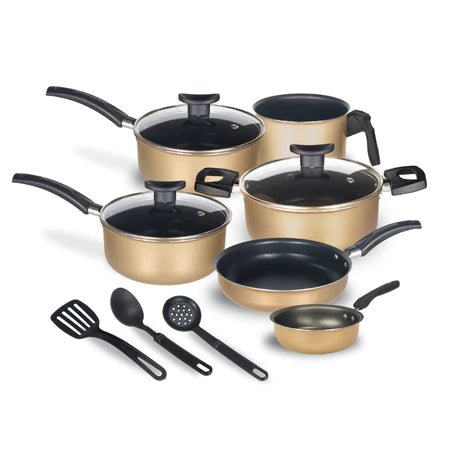 Jogo de Panelas Tampa de Vidro – Kit com 9 Peças