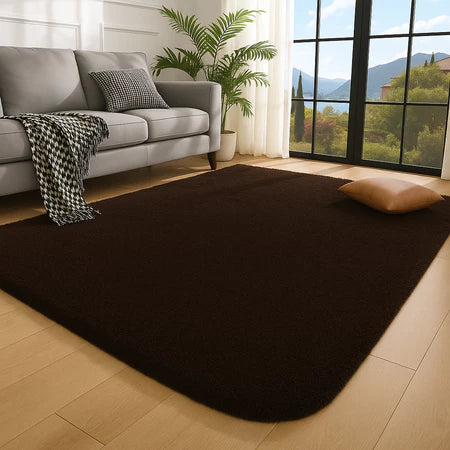 Tapete Peludo Antiderrapante - Conforto e Estilo Para Sala e Quarto